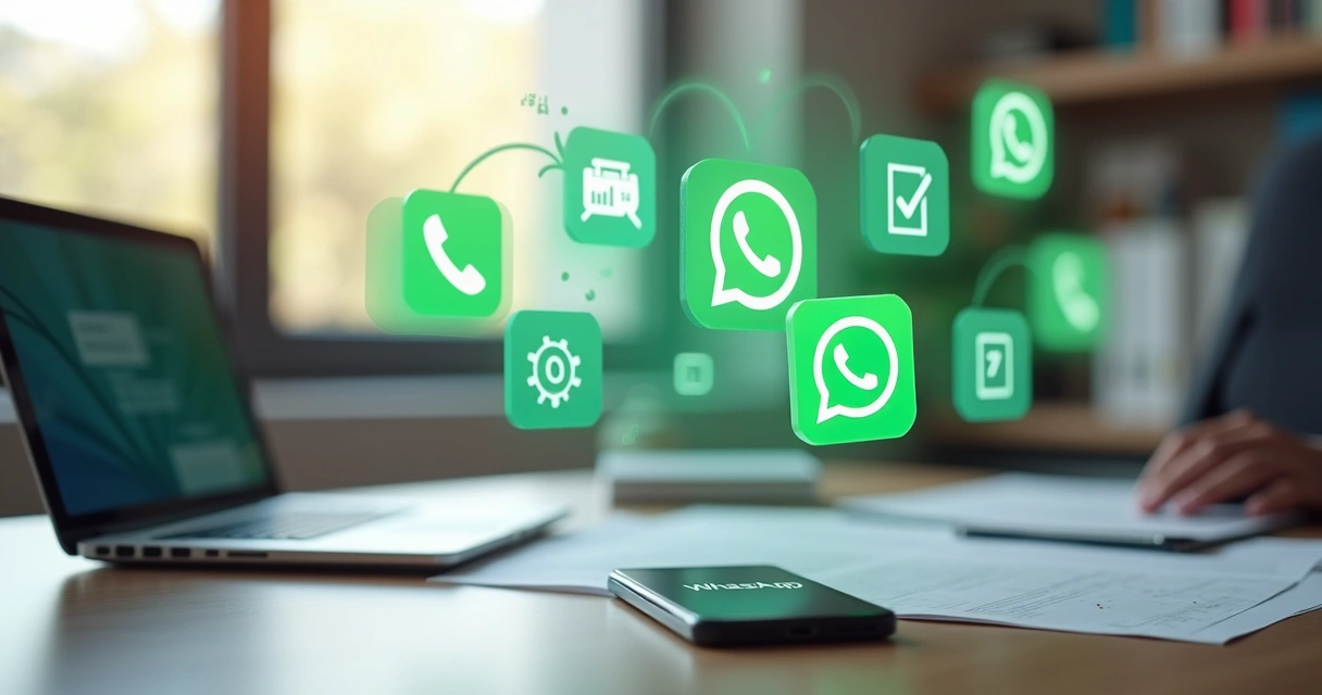 Representação de automação no WhatsApp para advocacia 