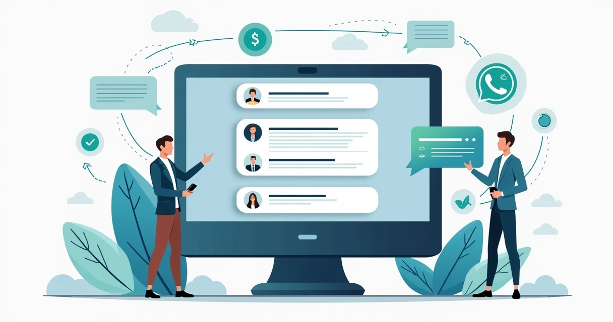 Bot automatizado respondendo em conversa de WhatsApp 