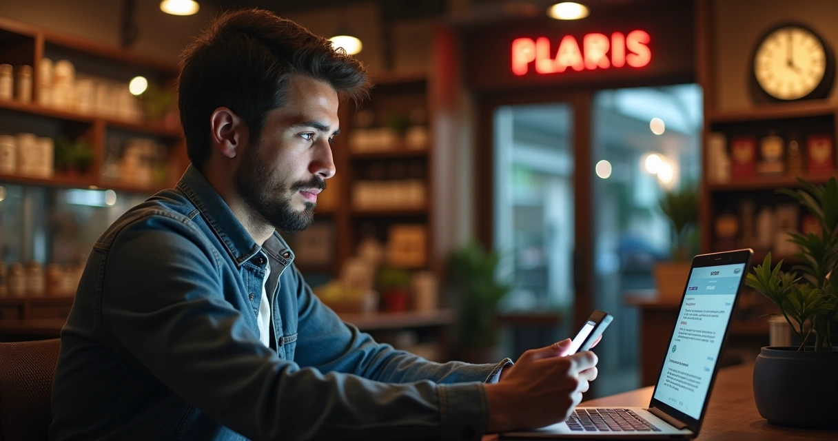 Pequeno negócio usando automação no WhatsApp