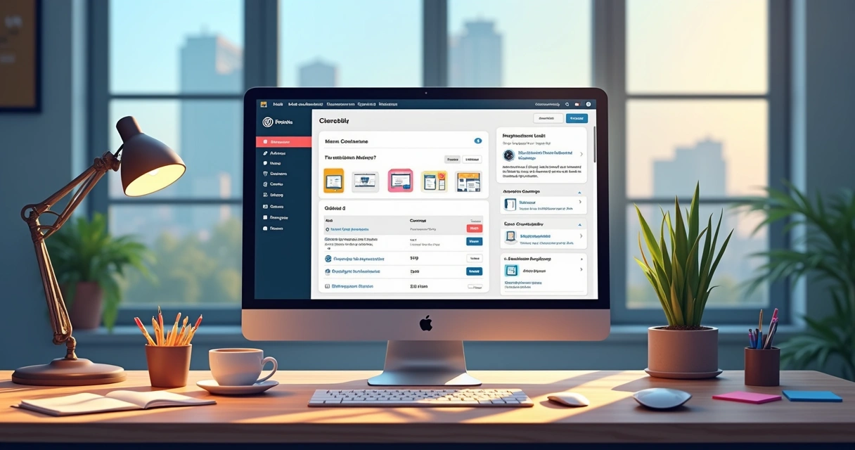 Tela do WordPress com automação de publicações 