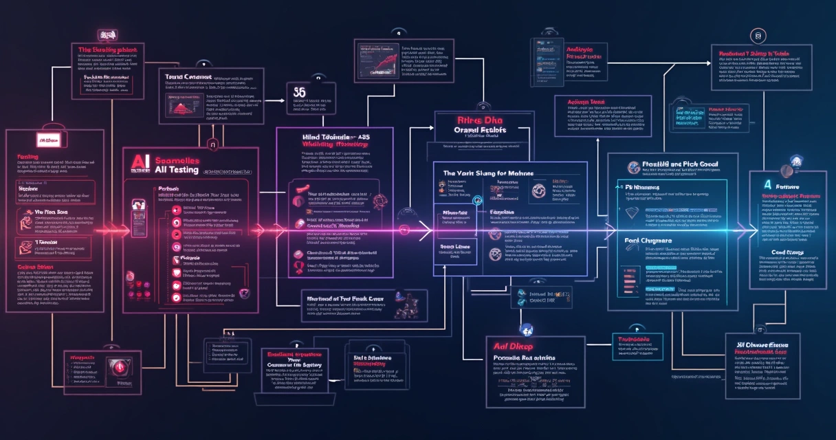 Workflow chart showing data automation and AI-driven risk analysis