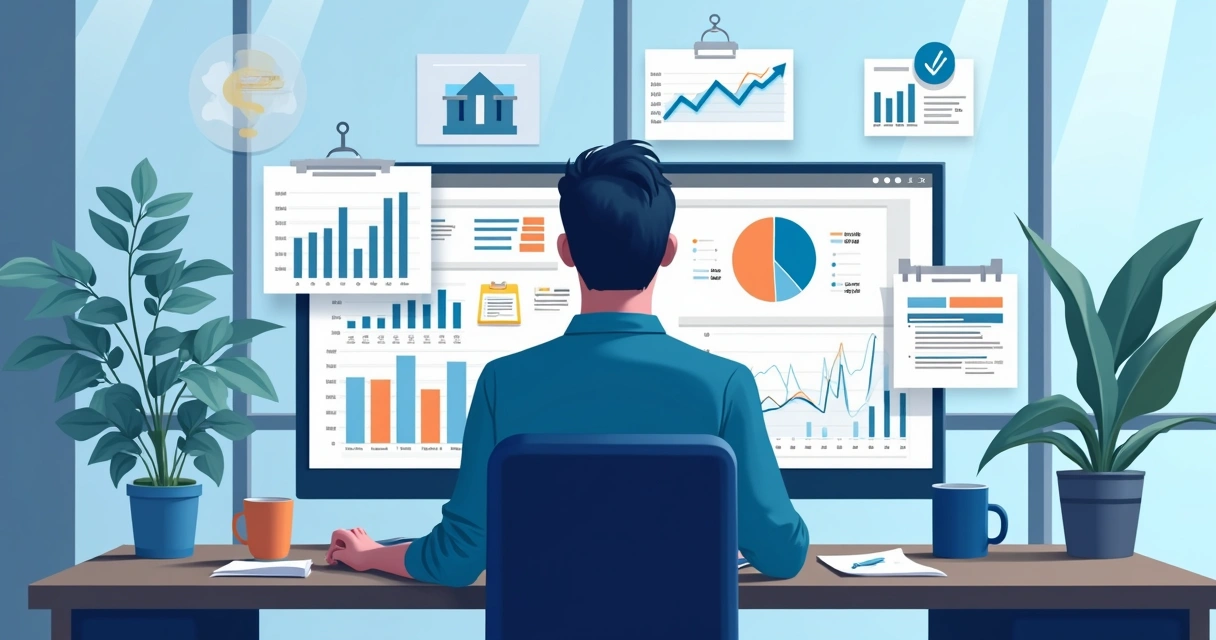 Conferência automática de arquivos contábeis em tela digital 