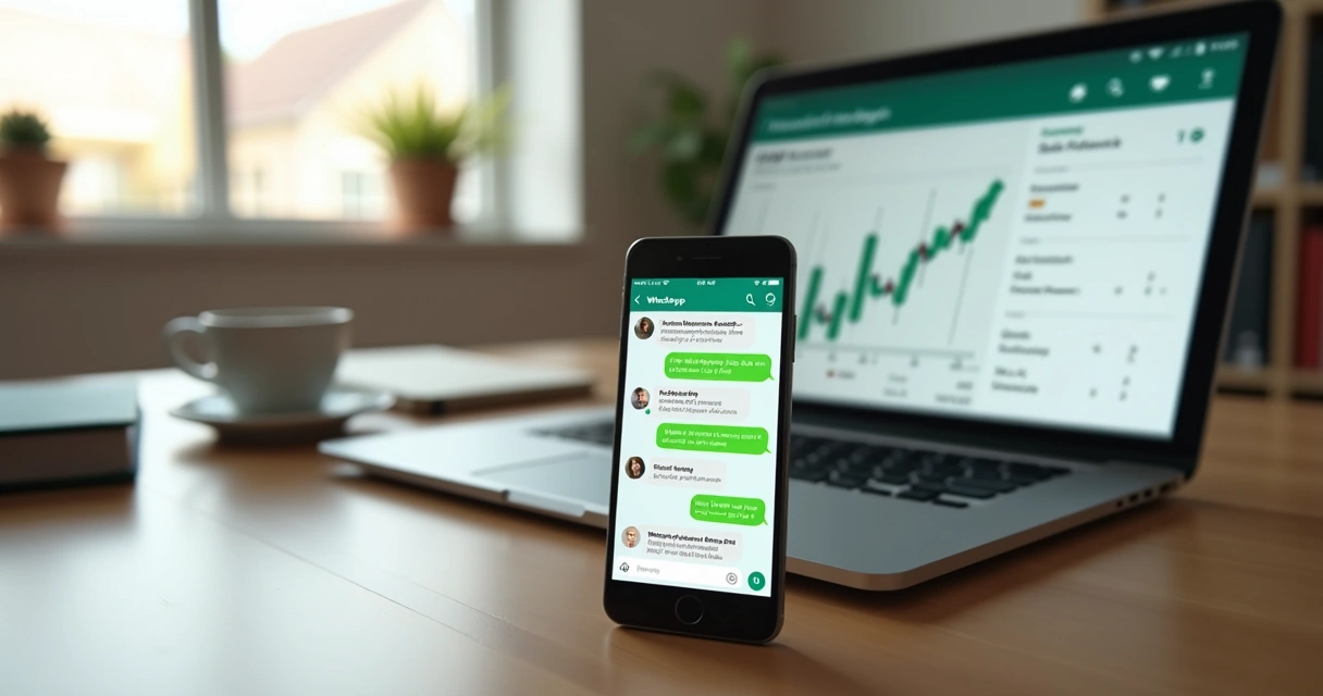 Conversa automatizada de vendas no WhatsApp entre empresa e cliente