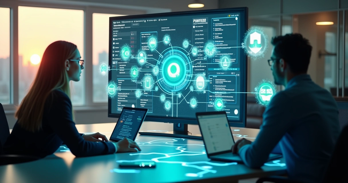 Representação visual da automação de chats do WhatsApp