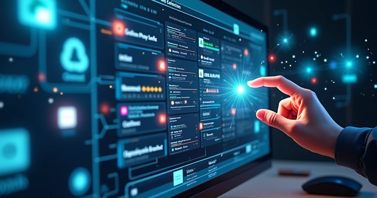 Sistema de CRM exibindo contatos sendo atualizados automaticamente por IA 