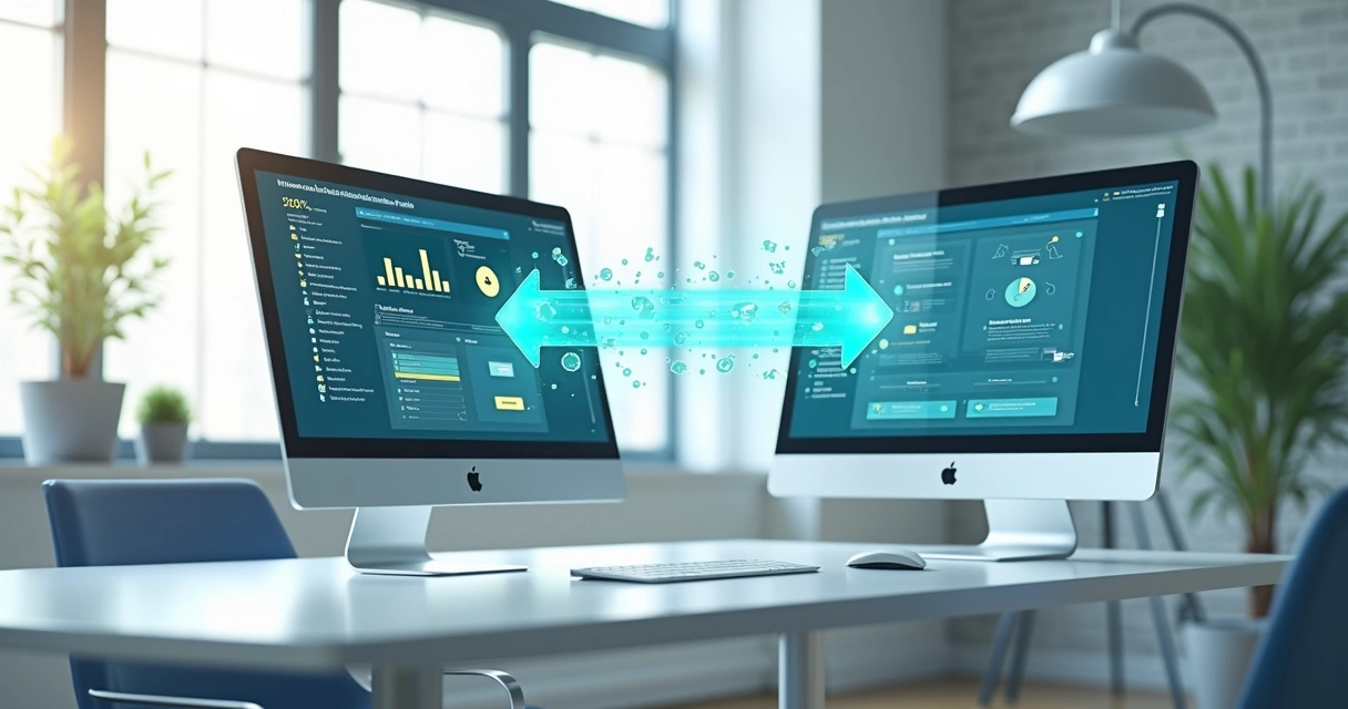 Representação gráfica de fluxo de dados automatizado entre LMS e RH 