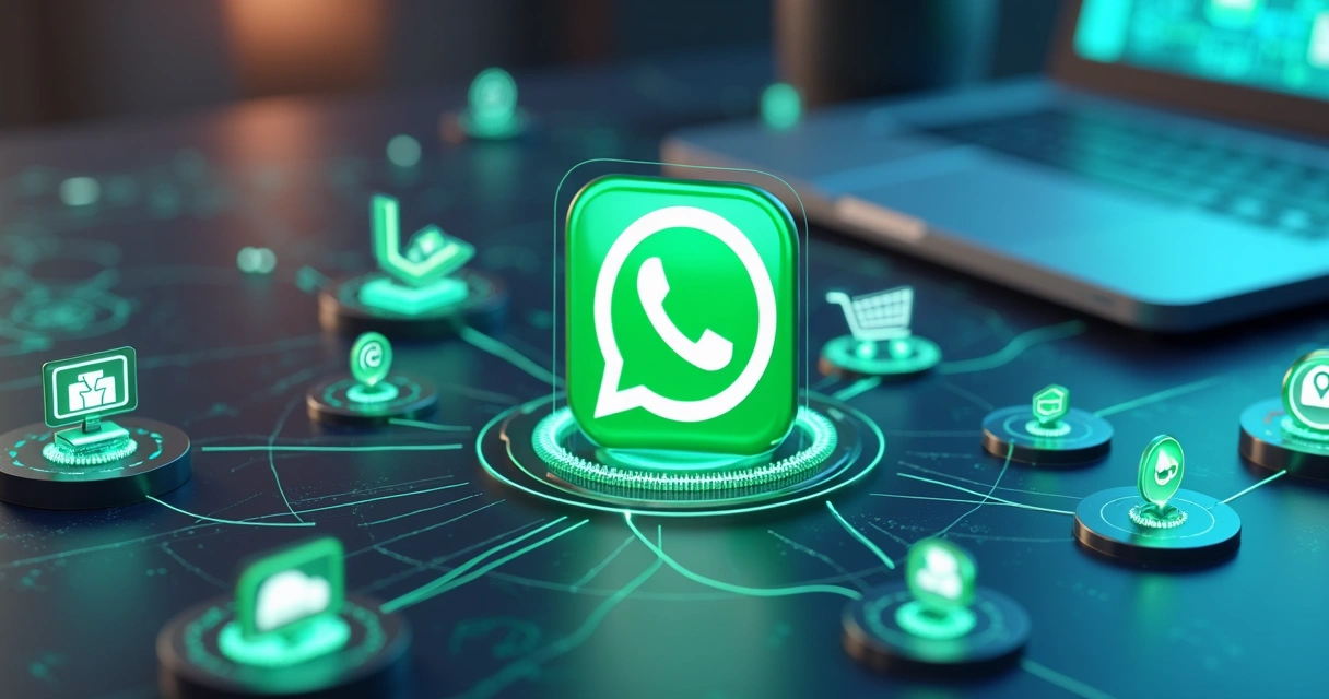 Processo automatizado com WhatsApp e empresas conectadas 