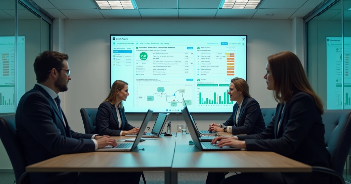 Dashboard jurídico com automação e inteligência artificial em escritório 