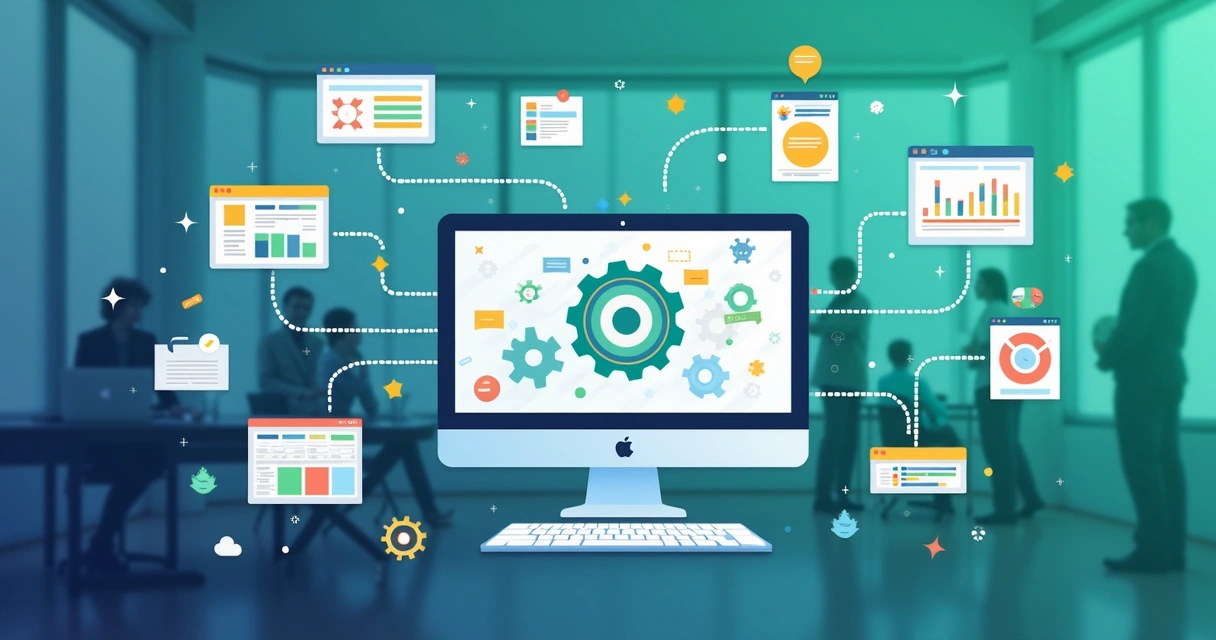 Automação de processos digitais em agência com fluxos conectados