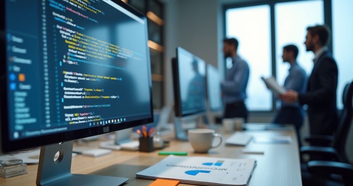 Processo de automação com código Python em fluxo de trabalho de escritório 