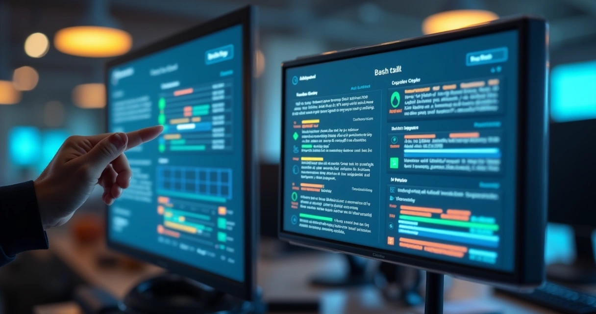 Interface digital mostrando automação de tarefas jurídicas 