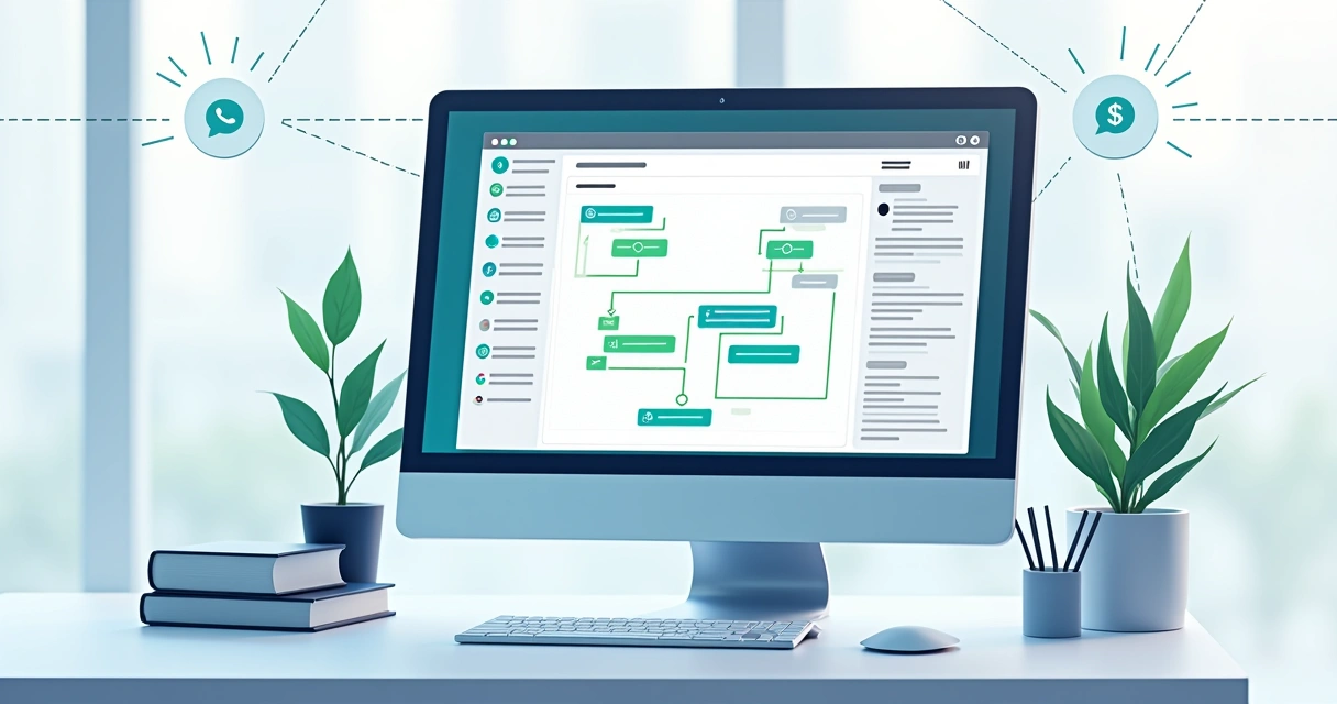Painel de automação de conversas no WhatsApp 