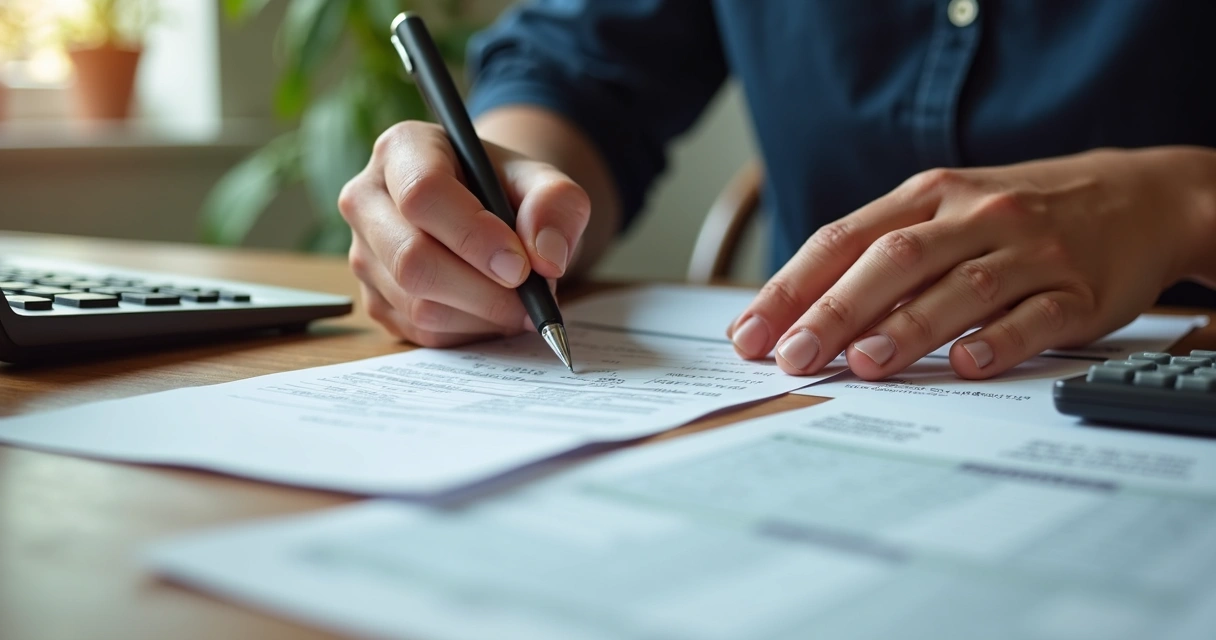 Pessoa autônoma pagando guia da previdência social.