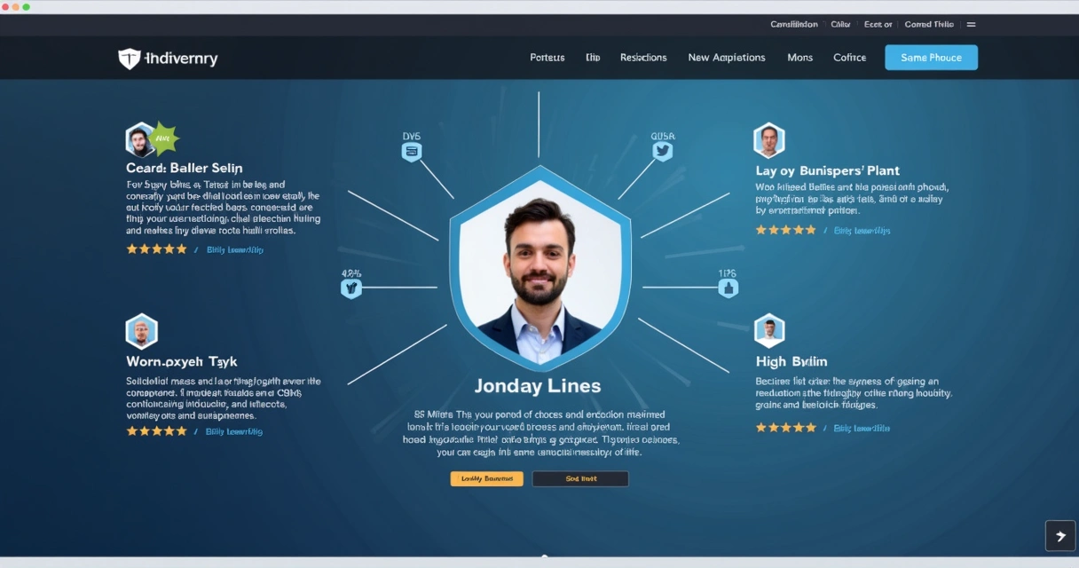 Perfil de autor com selos de autoridade e confiança 