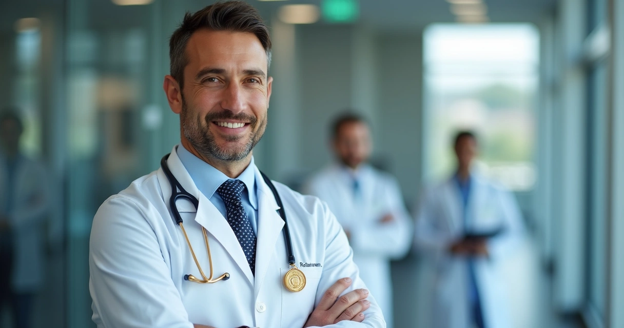 Médico vencedor com reconhecimento pelas estratégias de marketing e autoridade