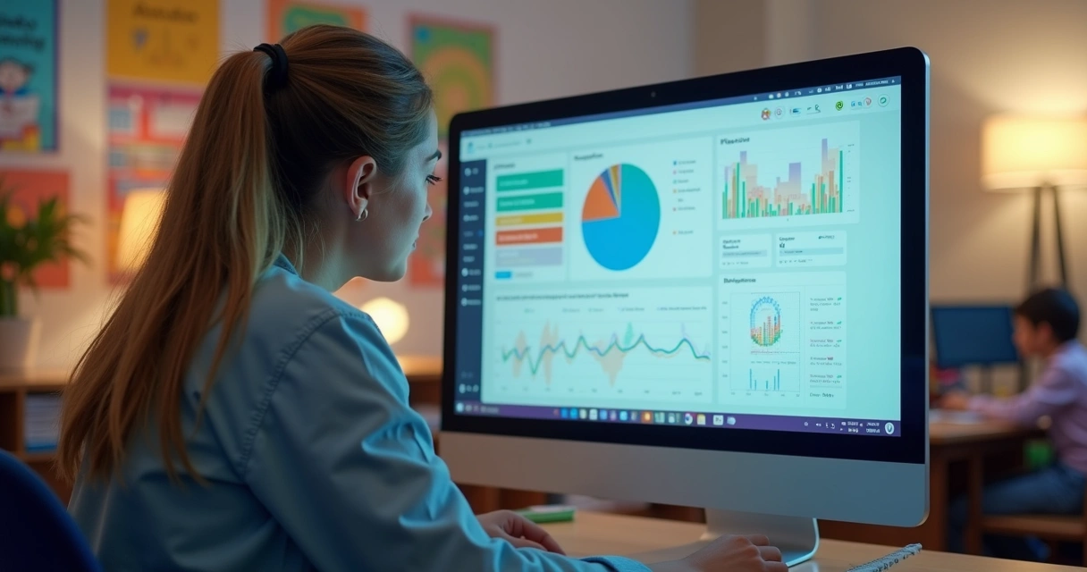 Painel de ambiente virtual de aprendizagem para professor