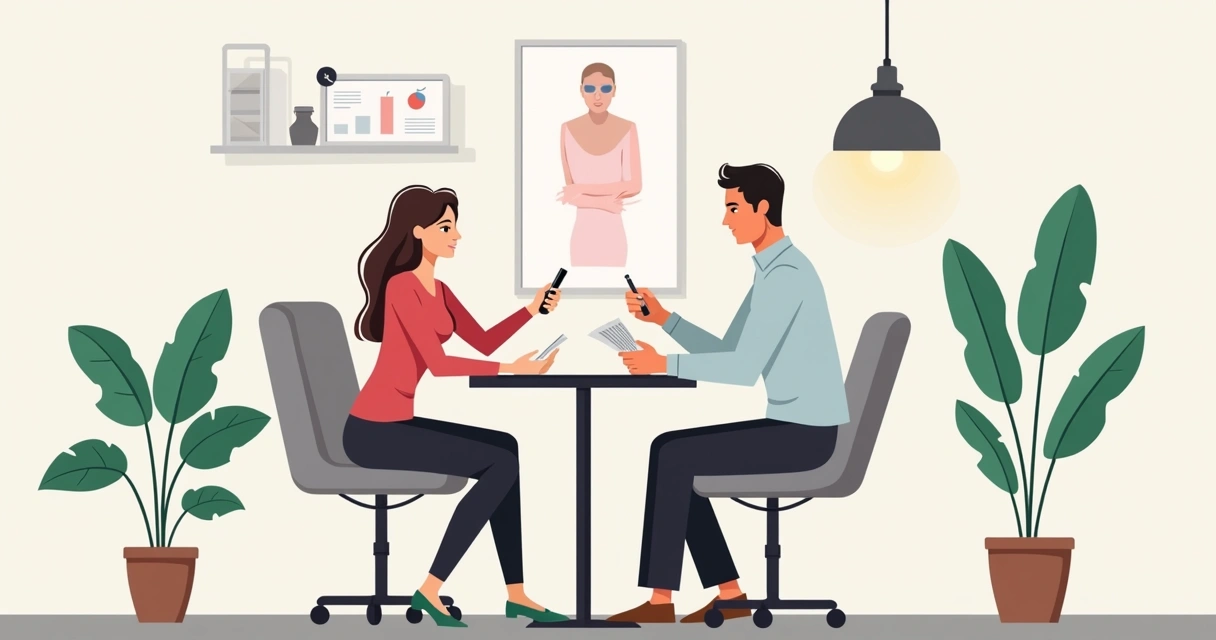 Profissional realizando avaliação para depilação a laser em paciente