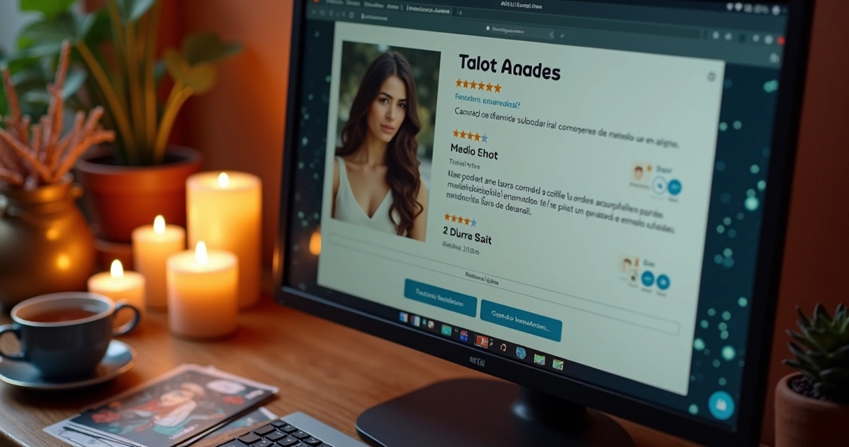 Avaliação de clientes em consulta de tarot online 