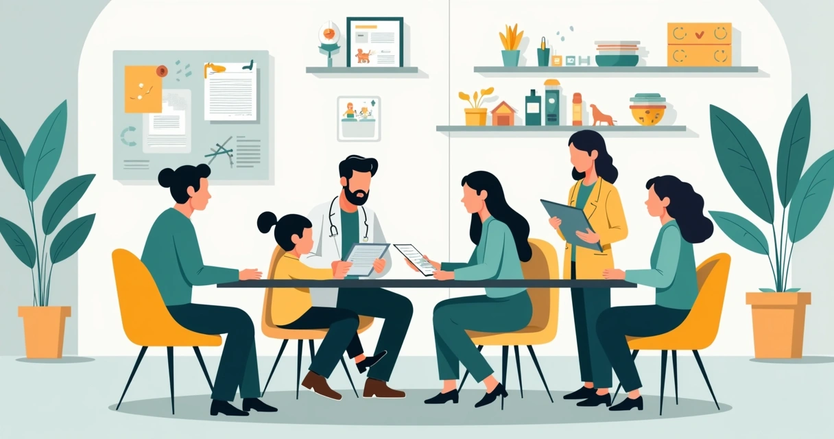 Equipe clínica realizando avaliação do desenvolvimento