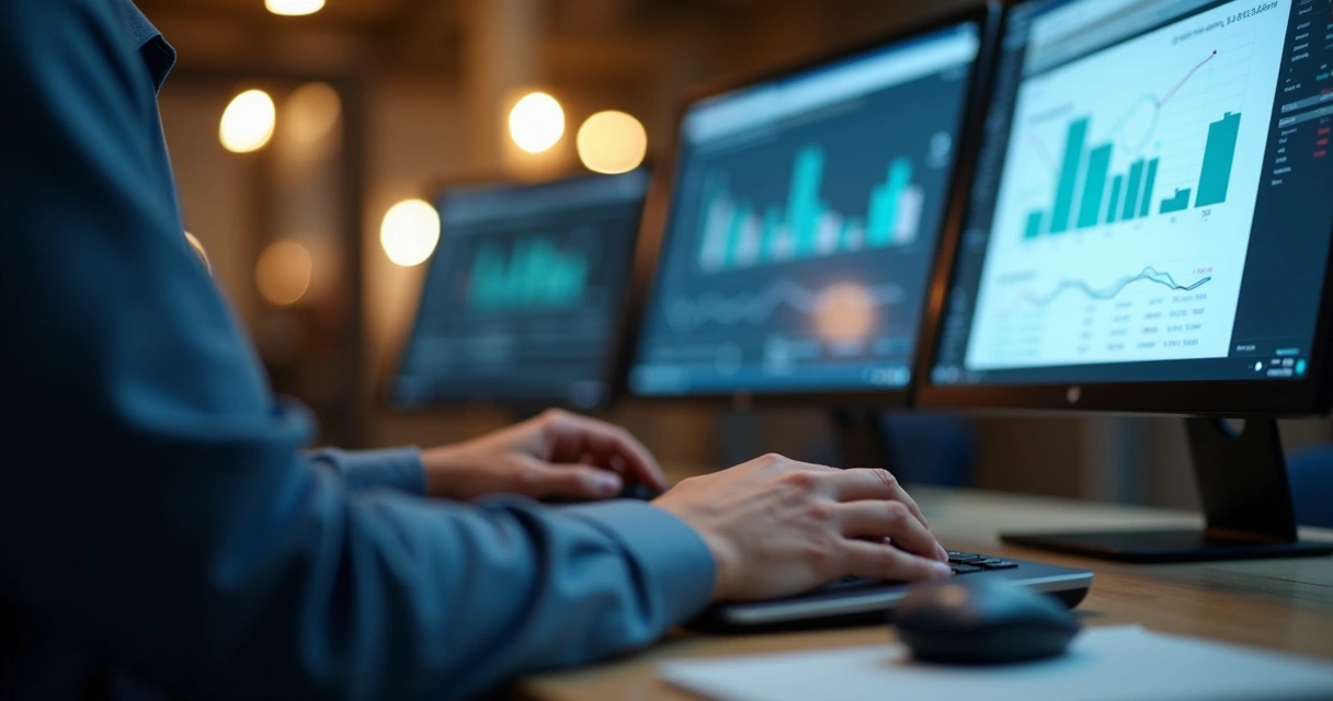 Tela de computador exibindo site de regulação financeira europeu 