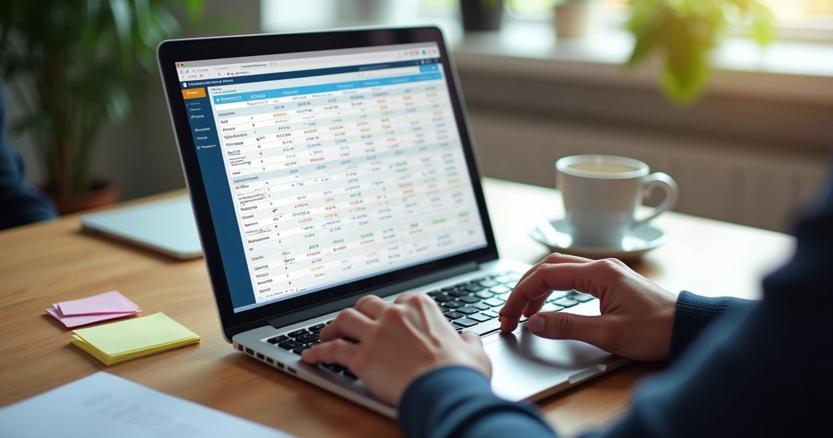 Métricas de engajamento e análise de influenciador em planilha digital