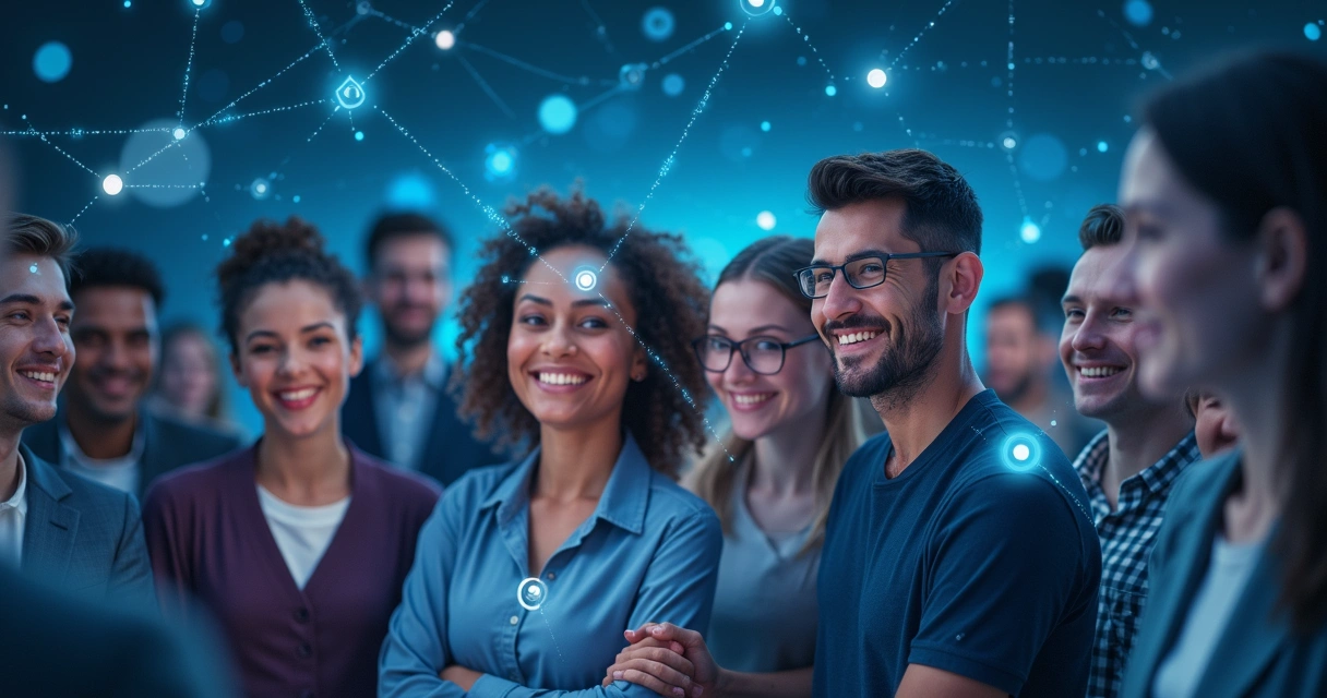 Pessoas e dados digitais irmanados em uma rede global 