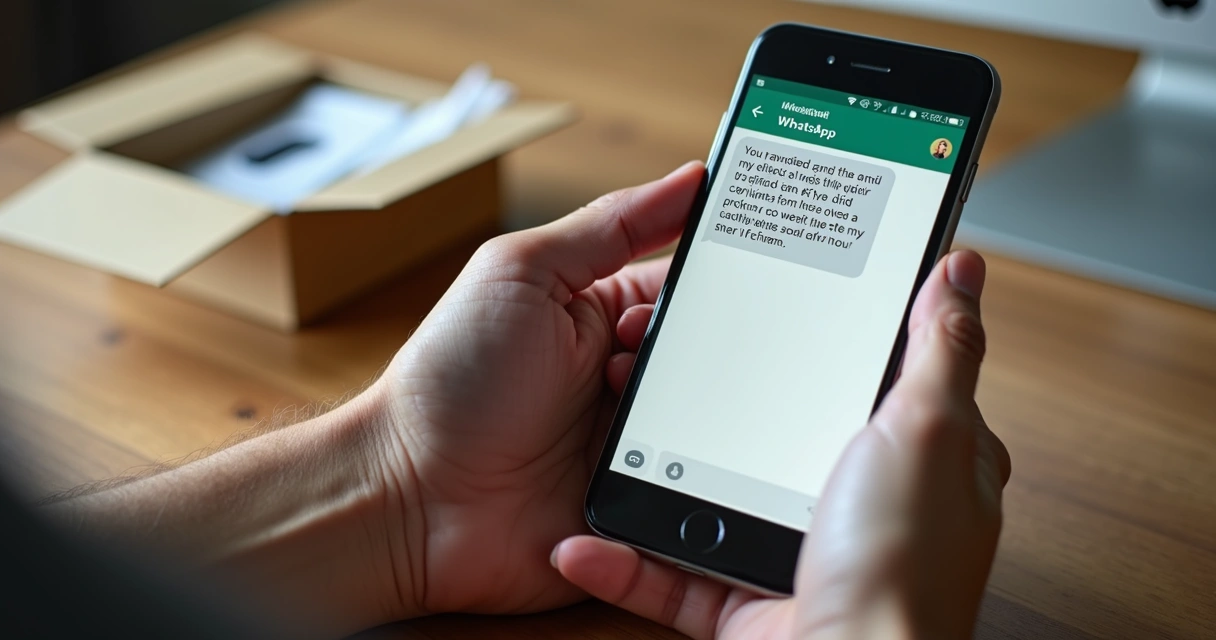 Solicitação de feedback de pós-compra no WhatsApp 