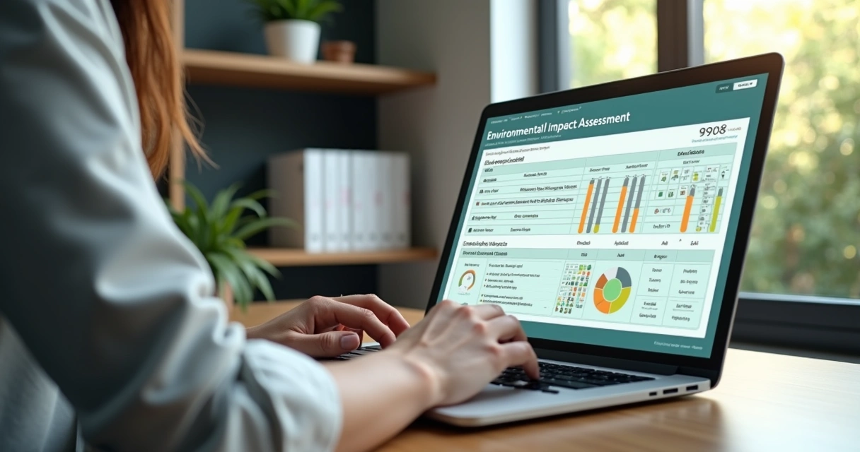 Consultor ambiental usando plataforma digital para avaliação de impactos ambientais em loteamento com 80 lotes 