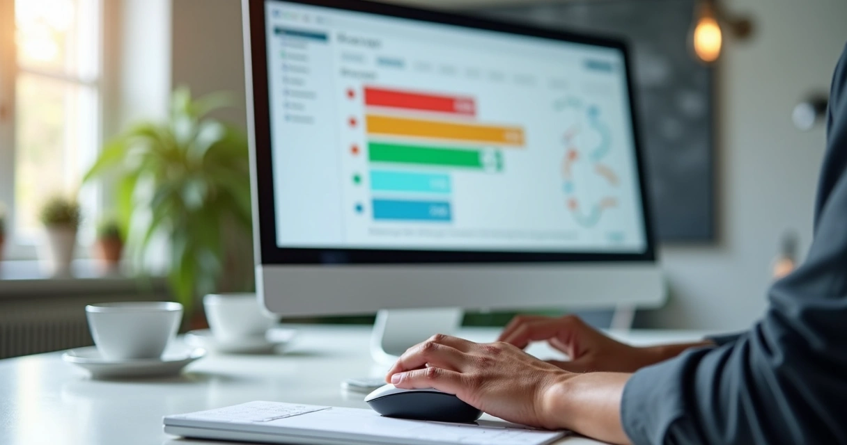 Campos coloridos sinalizando níveis de interesse de leads em tela de CRM 