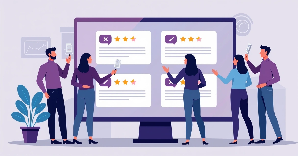 Equipe analisando leads em uma parede digital com classificações 