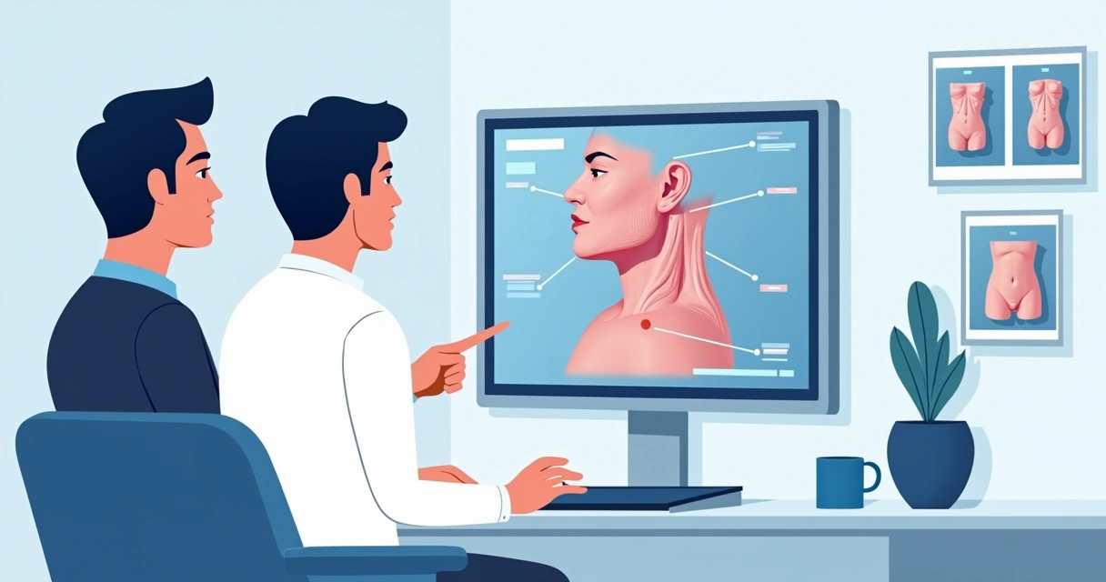 Avaliação profissional para indicação do tratamento endolaser.