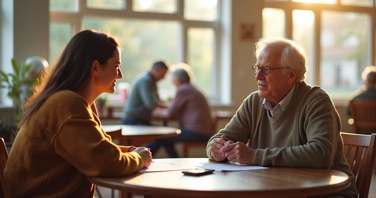 Pessoa fazendo entrevista para avaliação de projeto social 