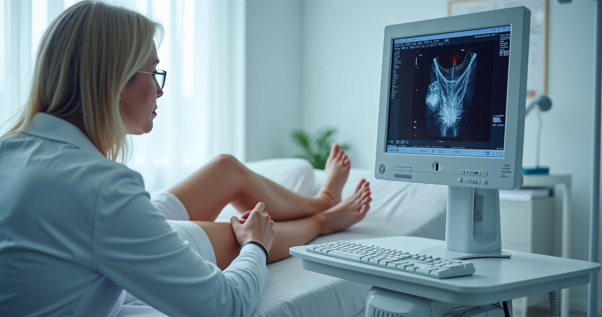 Avaliação vascular com ultrassom nas pernas 