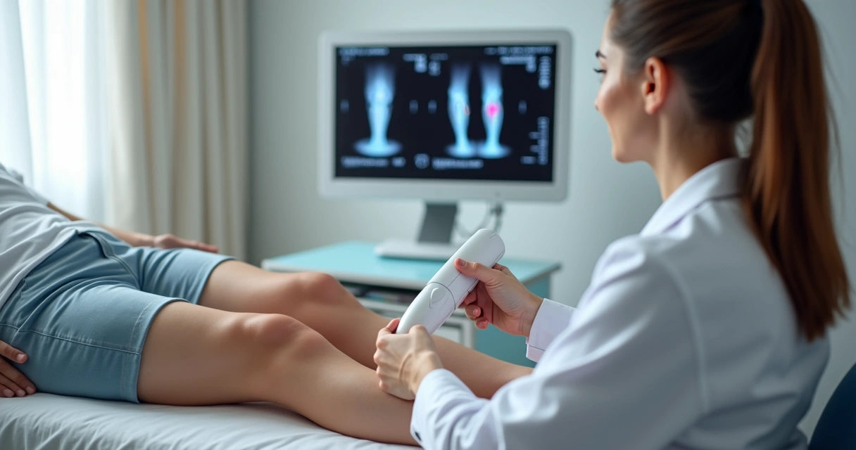 Avaliação vascular com ultrassom nas pernas