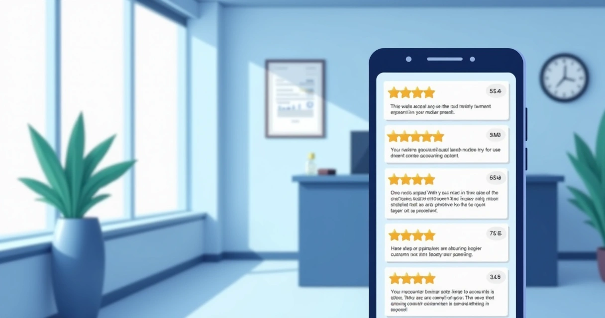 Avaliações de clientes no Google para contabilidade