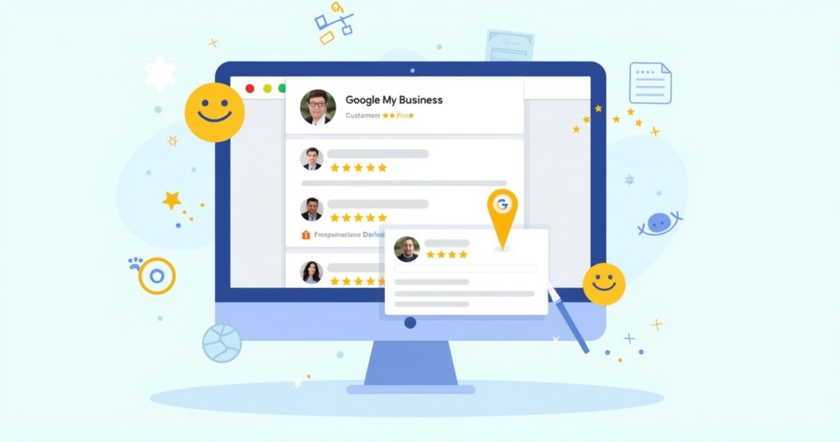 Avaliações de clientes no perfil do Google Meu Negócio 