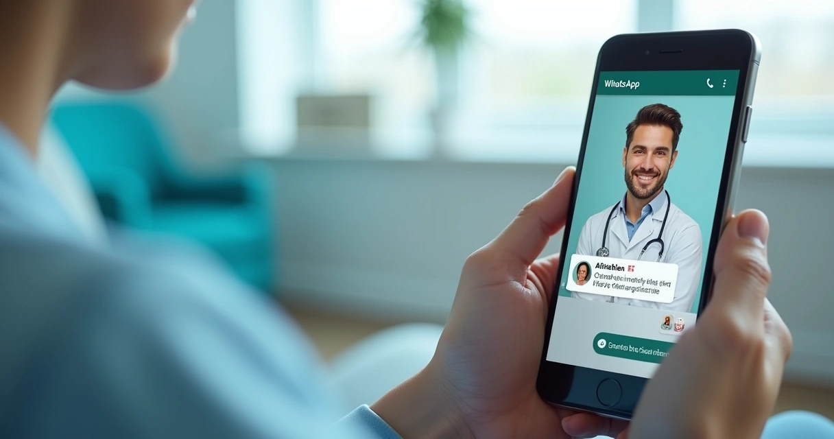 Atendimento odontológico automatizado via WhatsApp com avatar digital 