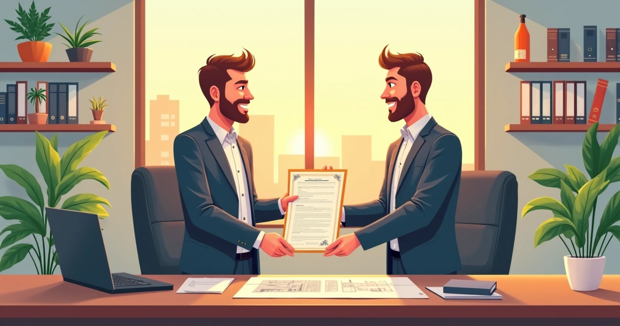 Entrega de certidão de averbação de obra no cartório de imóveis 