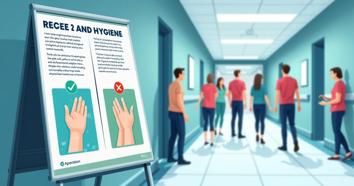 Quando evitar práticas não recomendadas em higiene das mãos 3 Aviso didático de higiene das mãos na porta de hospital