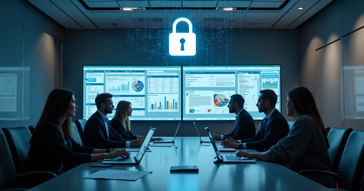 Equipe realizando análise de risco em apostas online