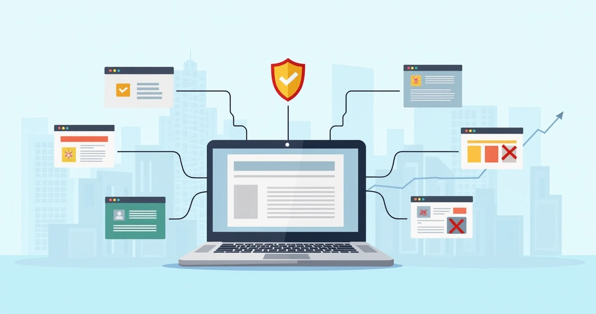 Backlink profile chart with authority links highlighted