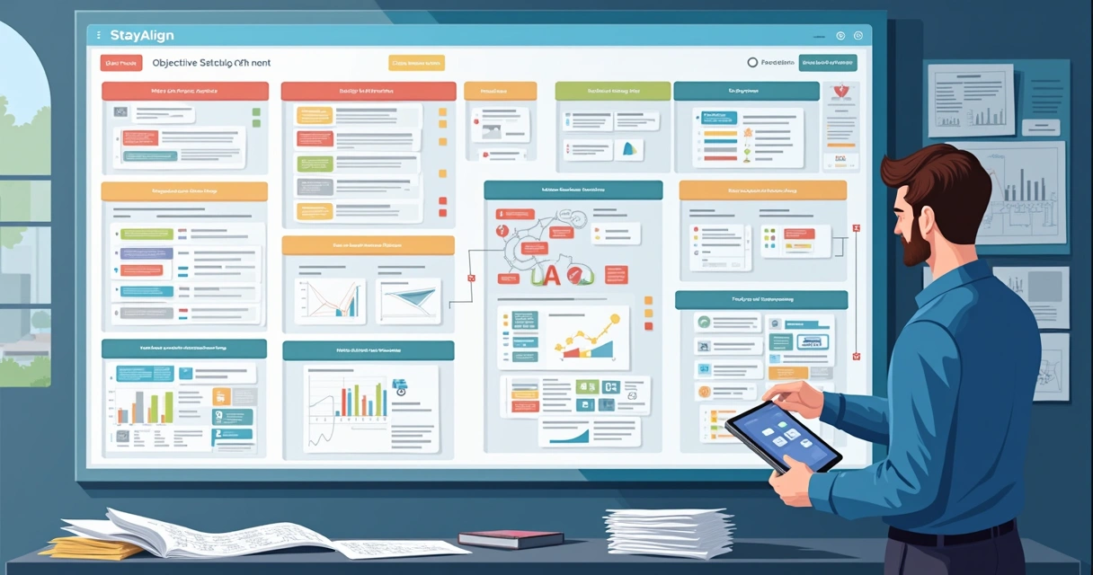 Backlog de projetos de máquinas organizado em painéis por prioridade e objetivo