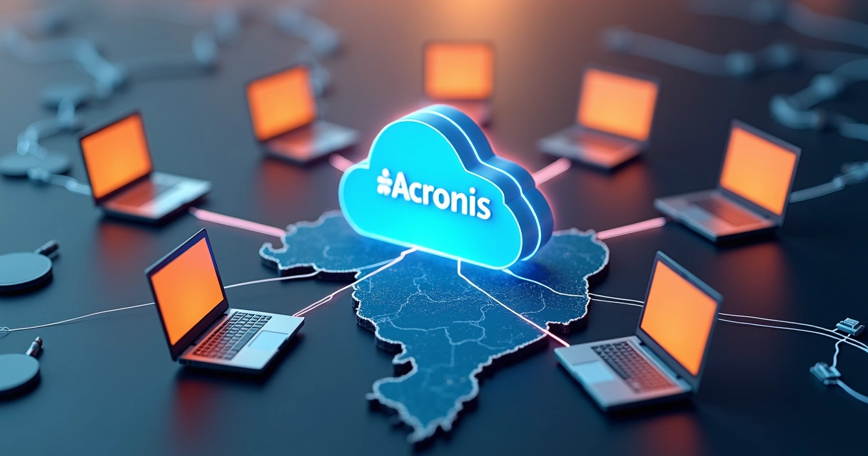 Backup cloud empresarial integrado a múltiplos dispositivos e servidores 