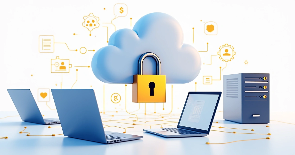 Backup de dados em nuvem segura para prevenir ataques 