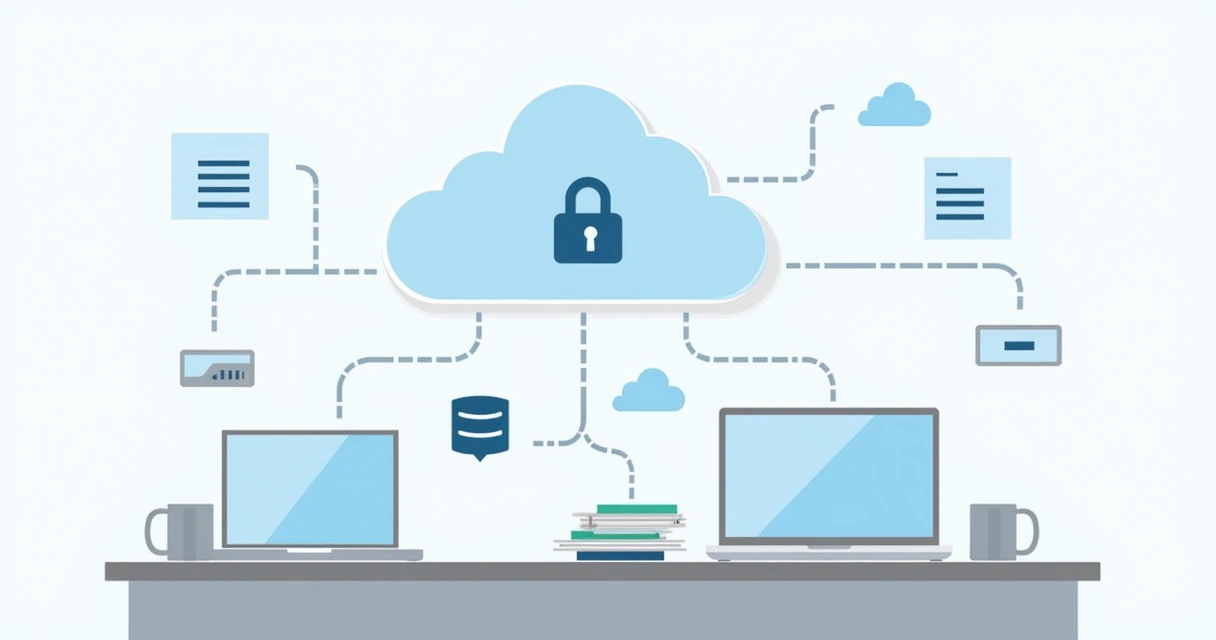 Backup de dados em escritório jurídico com vários dispositivos 