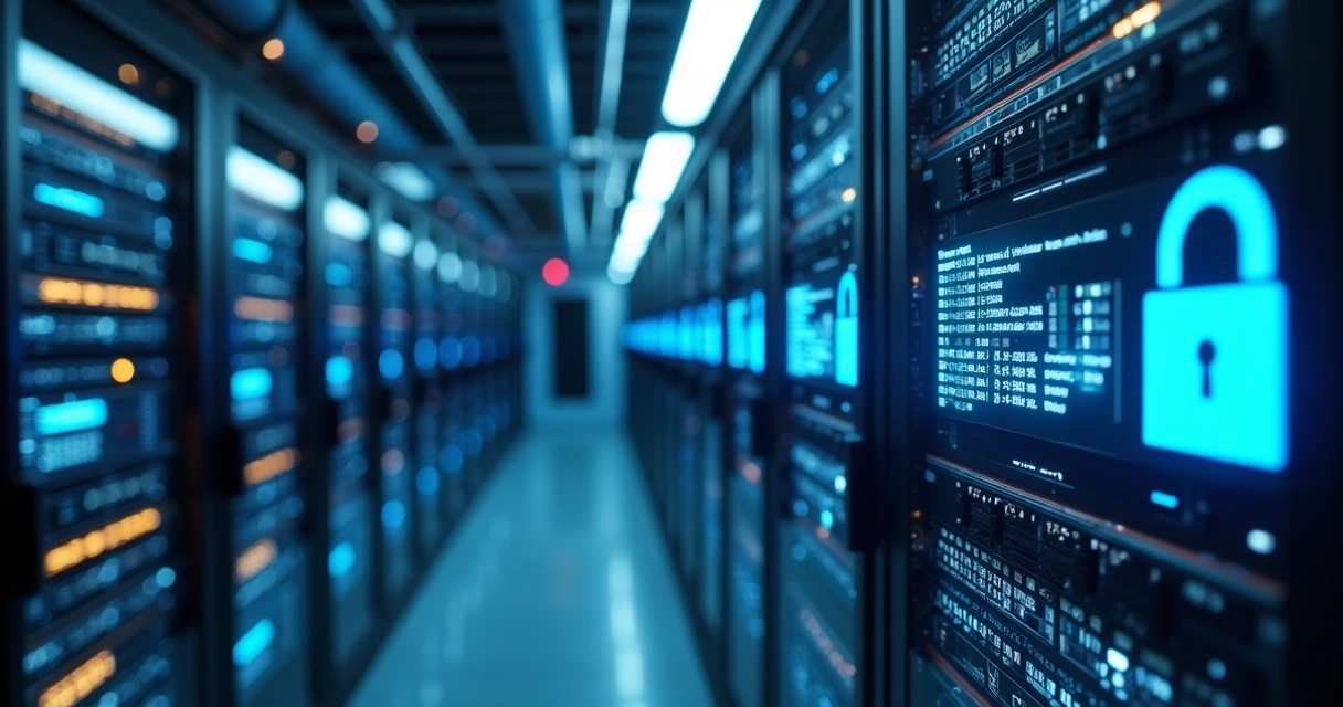 Servidor com backup seguro e proteção de dados 