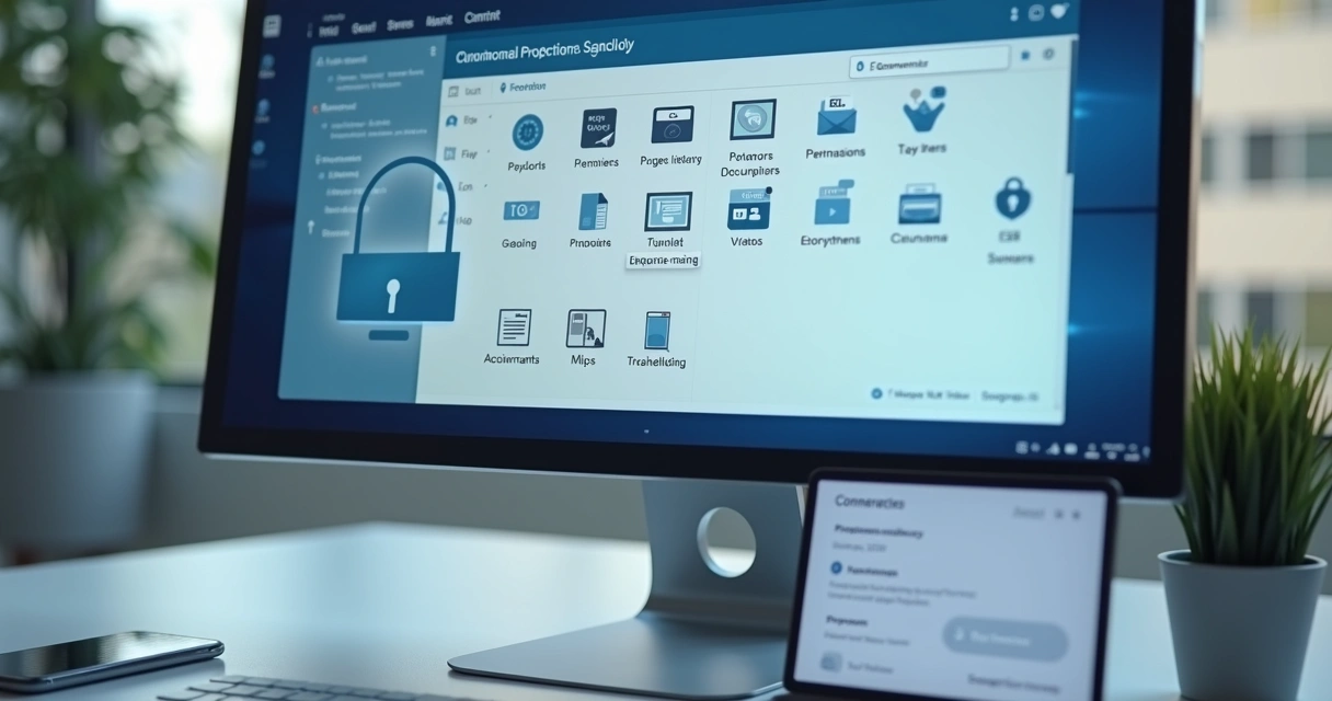 Tela de backup seguro com laudos e fotos de vistoria em nuvem