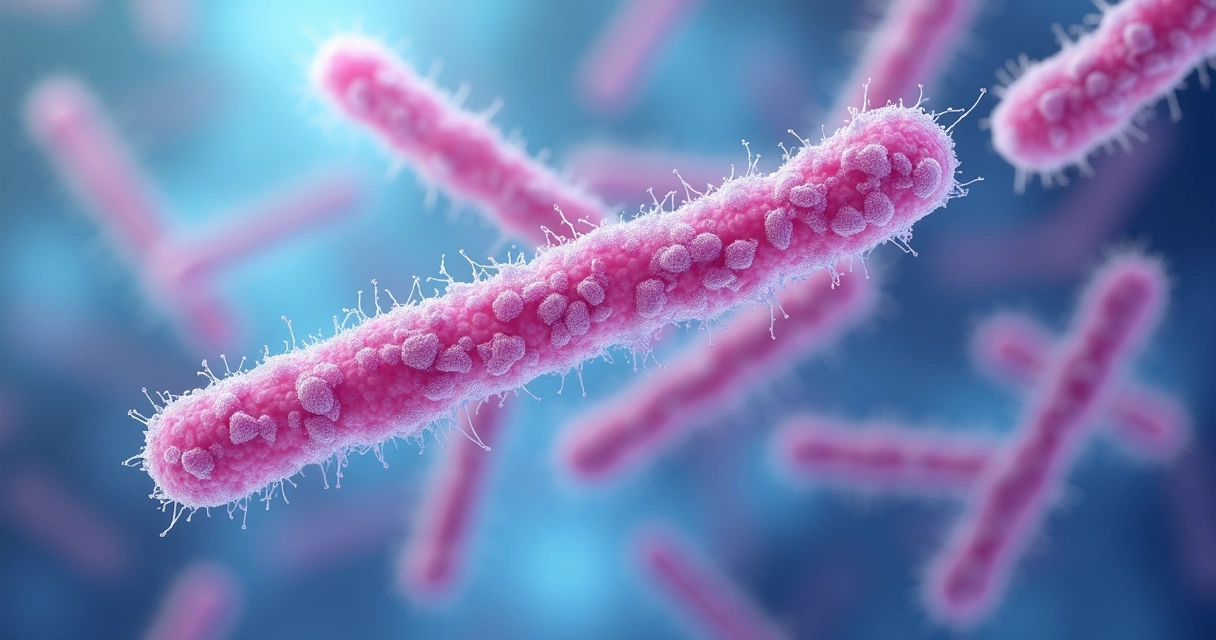 Abordagem para infecções comuns por bactérias gram-negativas 1 Representação ilustrativa de bactérias gram-negativas ao microscópio