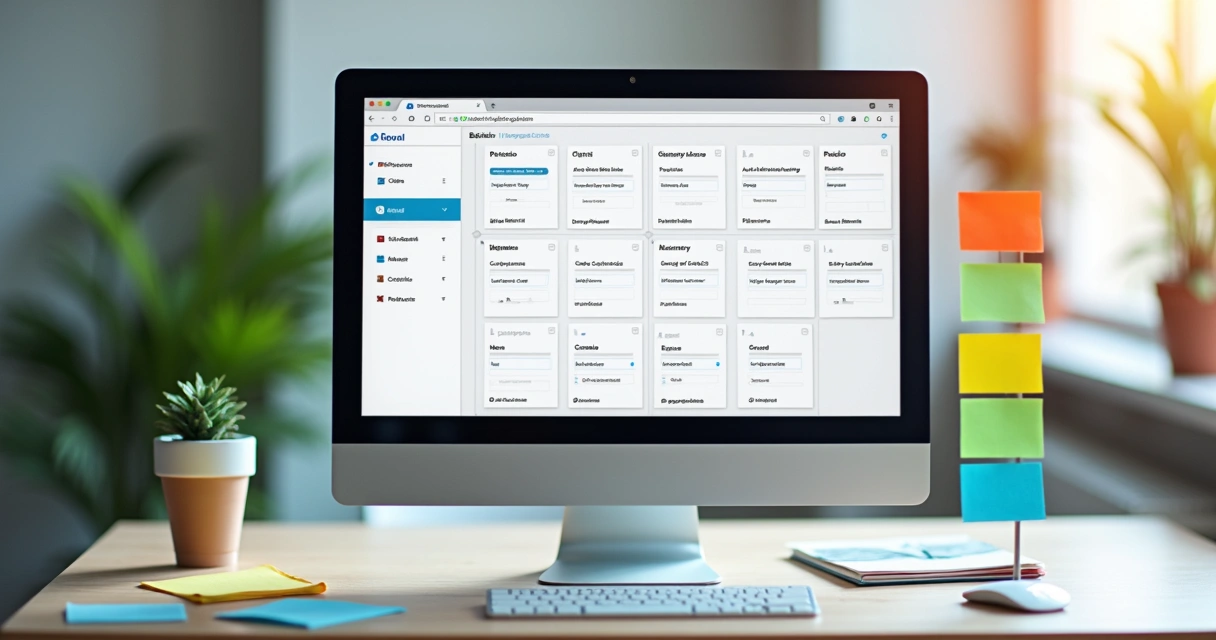 Exemplo de banco de dados visual Bubble com tipos de dados e campos listados 