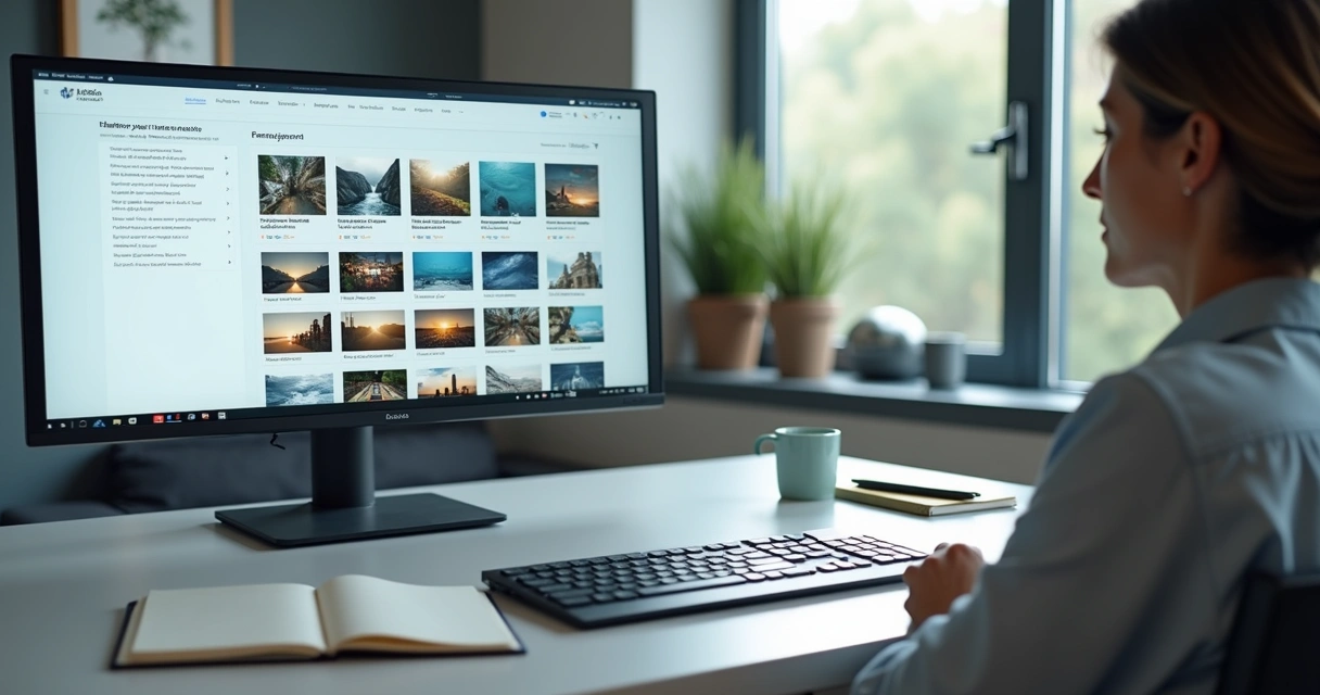 Banco de imagens, textos prontos e ferramentas de narração por IA 